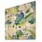Designart - Daisy Flowers Aquarelle Impression I - Traditional Print on Natural Pine Wood